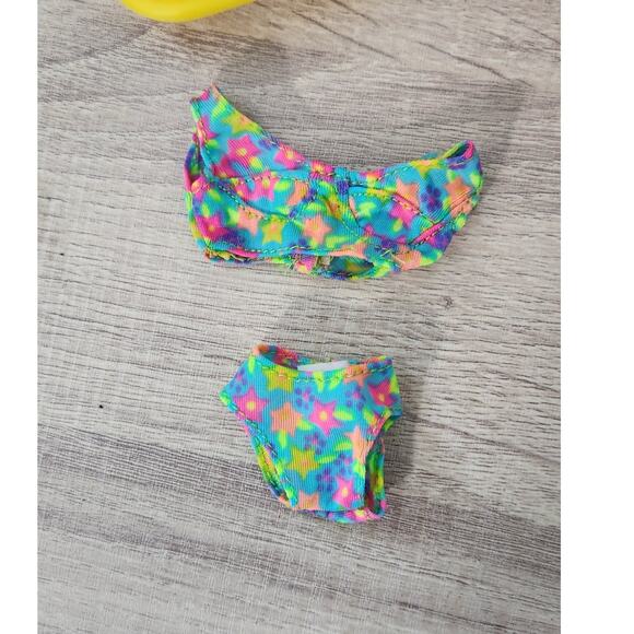 Vintage Barbie Swim suit Life Vest Beach Pool Summer Lifeguard Swimming Bikini - Picture 3 of 9